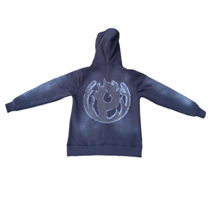 PTN Rhinestone Zip Up