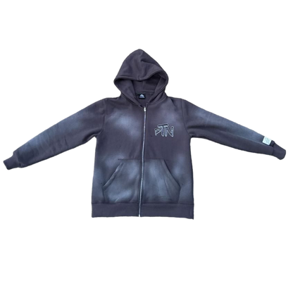 PTN Rhinestone Zip Up
